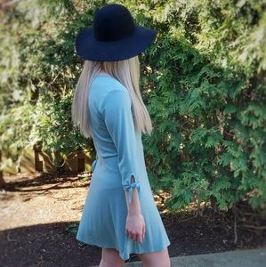 NWT Charming Charlie Pink Rose skater dress